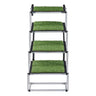 VEVOR Dog Stairs for Car, 4 Steps Extra Wide Foldable Dog Ramp