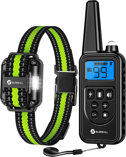 Dog Training Collar with Remote; Electronic Dog Shock Collar
