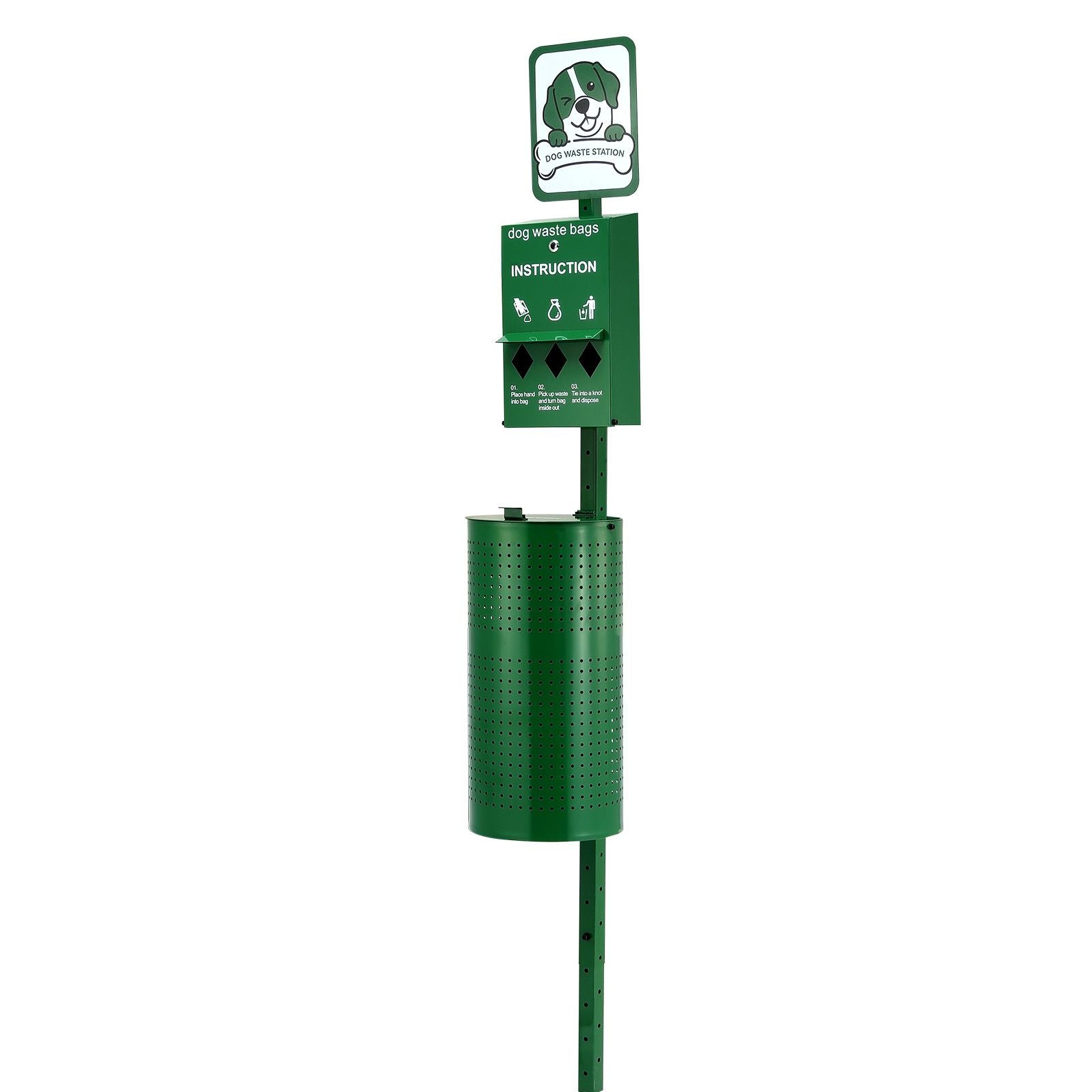 Dog Waste Station, Commercial Dog Poop Station, 11.5 Gallons
