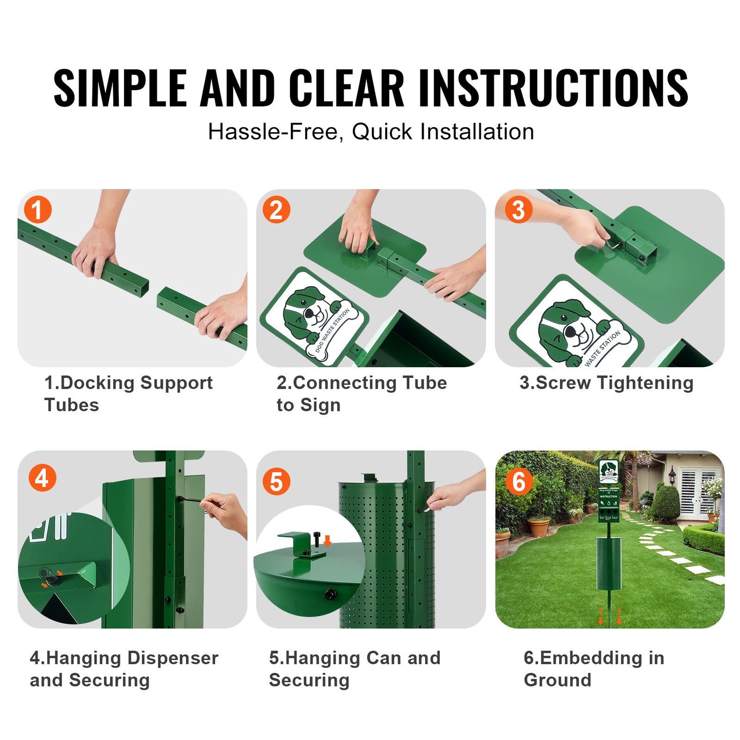 Dog Waste Station, Commercial Dog Poop Station, 11.5 Gallons