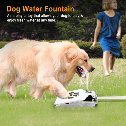 Dog Water Fountain Outdoor Dog Pet Water Dispenser Step-