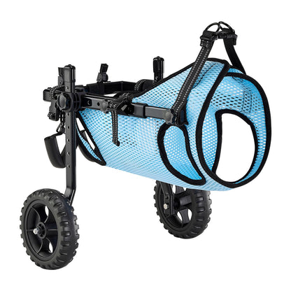 Dog Wheelchair for Back Legs, Adjustable 2 Wheels Pet Wheelchair