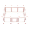 VEVOR Dog Whelping Box, 60x39x23 in Plastic Dog Whelping Pen for Medium