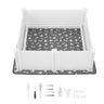 VEVOR Dogs Whelping Box, 48 X 48 X 18.1 Inch, Plastic PVC Puppies Playpen