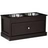 Double Elevated Dog Bowls for Large Dogs, Raised Dog Feeding