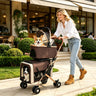 Double Pet Stroller for Small Medium Dogs Cats, 3-in-1 Convertible