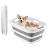 Collapsible Dog Bathtub with Stand, 24 x 17 in
