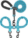 Dual Dog Leash; Double Dog Leash; 360 Swivel No Tangle Walking