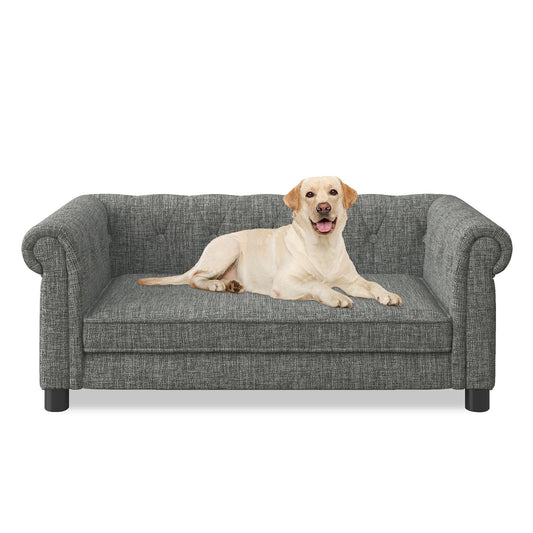 Elegant Rectangular Pet Bed for Small and Medium-Sized Dogs