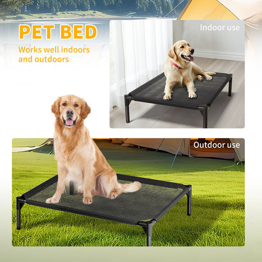 Elevated Breathable Mesh Pet Bed, Indoor/Outdoor Use, Sizes