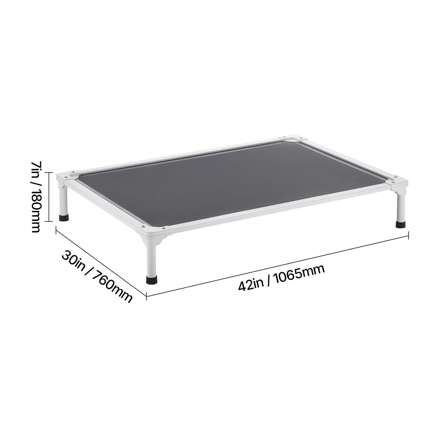 Elevated Dog Bed for Large Dogs, Portable Raised Dog Cot