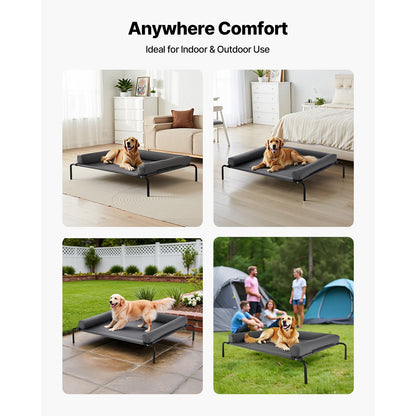 Elevated Dog Bed for Large Dogs, Portable Raised Dog Cot