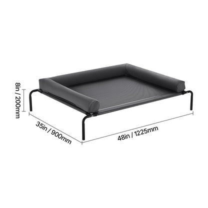 Elevated Dog Bed for Large Dogs, Portable Raised Dog Cot