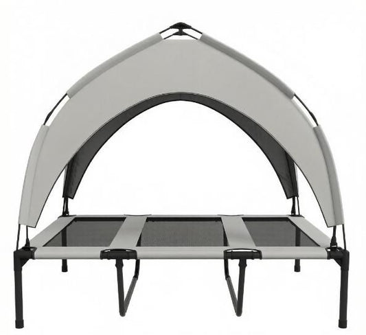 Elevated Dog Bed with Washable and Breathable Mesh on the Ceiling