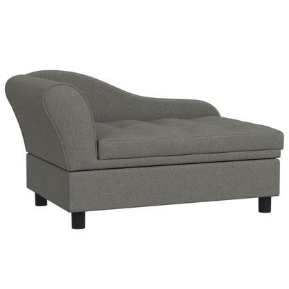Elevated Dog Sofa Pet Bed with Storage Soft Cushion
