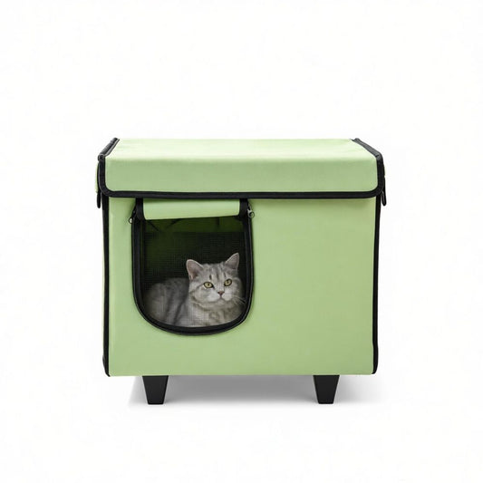 Elevated Heated Cat House