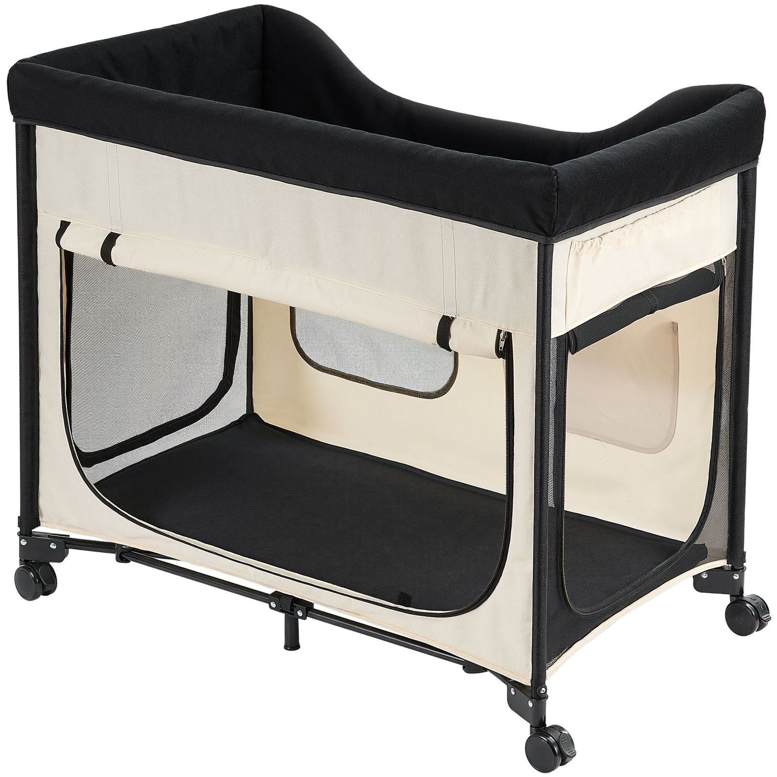 Elevated Lounge Pet Bed, Foldable Bunk Dog Bed with 600D Oxford