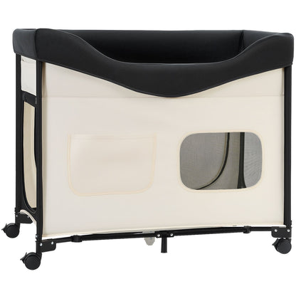 Elevated Lounge Pet Bed, Foldable Bunk Dog Bed with 600D Oxford
