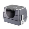 Enclosed Cat Litter Box, Orange - Odor-Locking, Spacious
