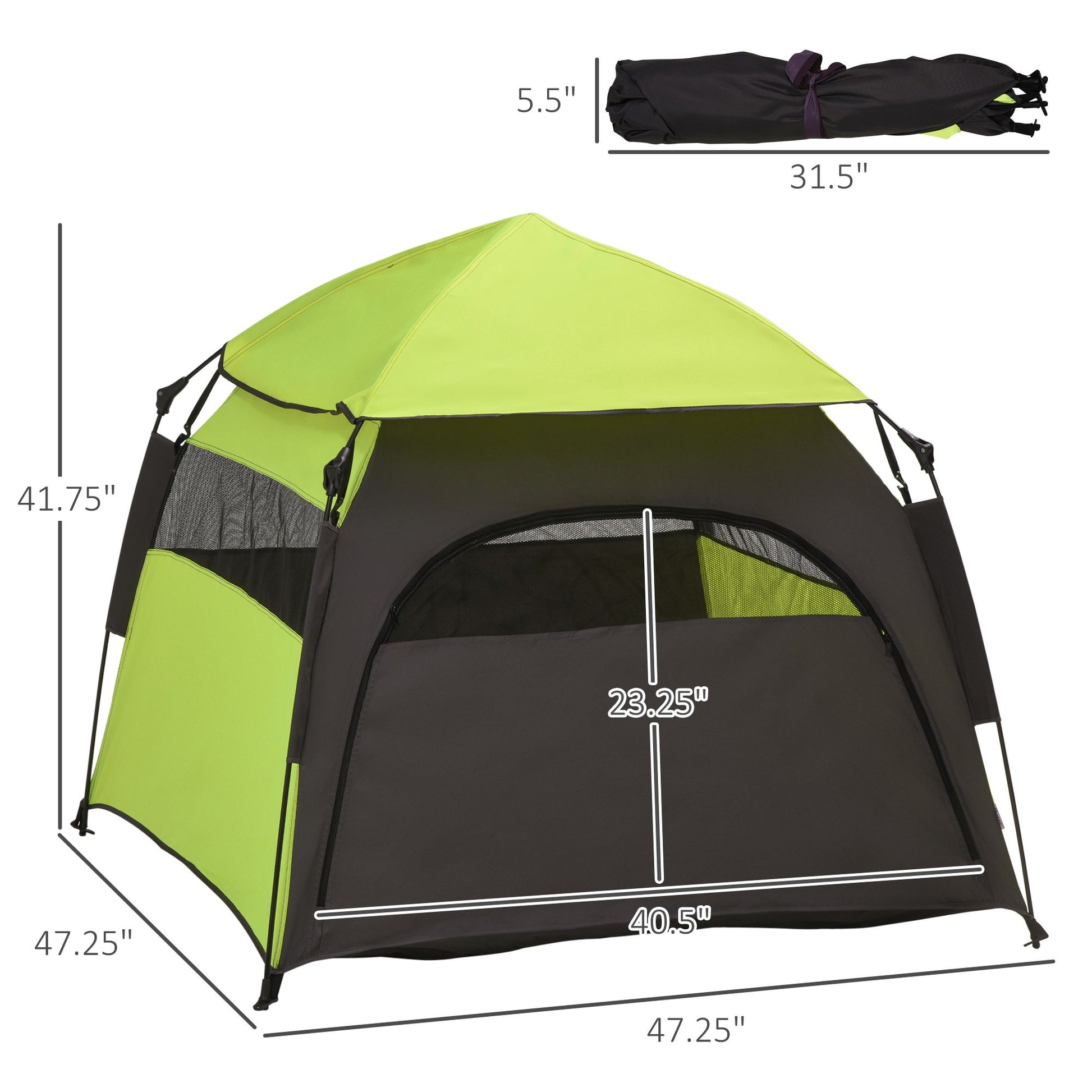 Extra Large Dog Portable Camping Tent with Carrying Bag for Beach