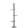 Floor-to-Ceiling Cat Tree Cat Climbing Tower with Sisal-Covered
