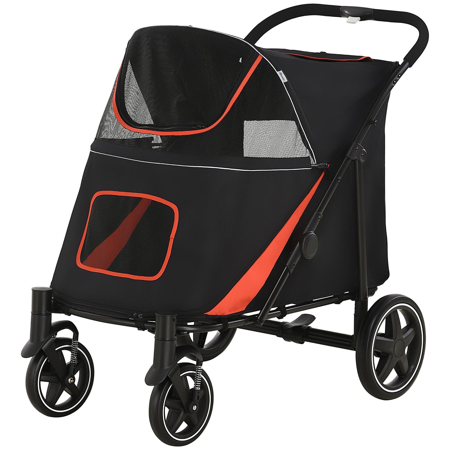 Foldable Doggy Stroller for Medium Large Dogs, Pet Stroller