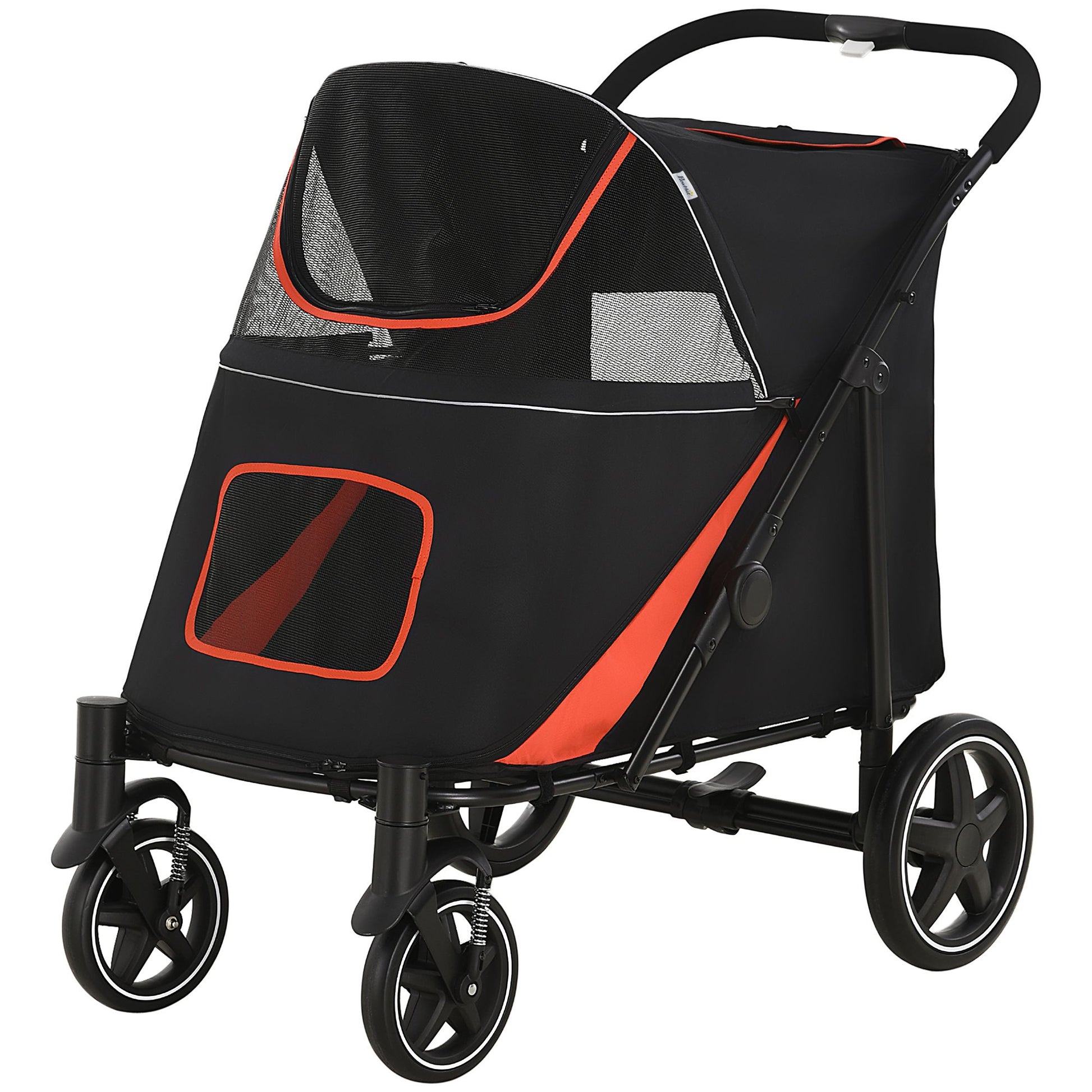 Foldable Doggy Stroller for Medium Large Dogs, Pet Stroller