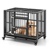 Foldable Heavy-Duty Metal Dog Cage Chew-Proof Dog Crate