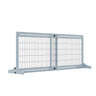 Freestanding Pet Gate Extra Wide 72 H Adjustable Dog Cat Fence Blue
