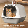 Fully Enclosed Cat Litter Box – Effectively Filters Cat Litter