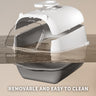 Fully Enclosed Cat Litter Box – Effectively Filters Cat Litter