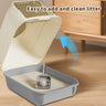Fully Enclosed Double Door Cat Litter Box – Spacious Interior
