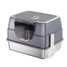 Fully Enclosed Stainless Steel Cat Litter Box White - 2025 Top