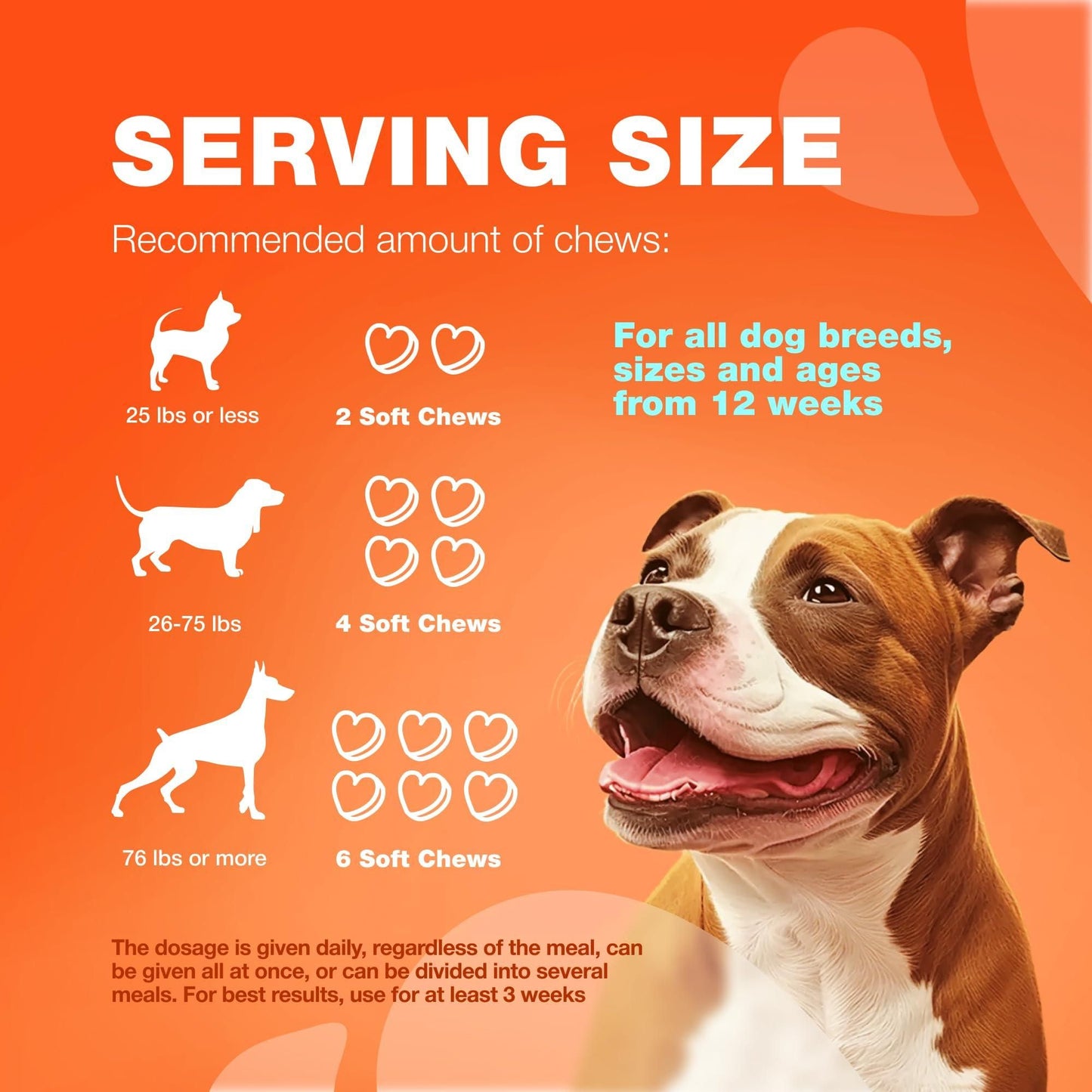 Hemp Hip & Joint Chews for Dogs, Glucosamine Chondroitin & MSM