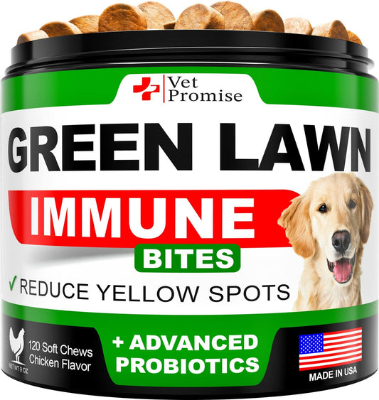 Grass Guard Chews for Dogs 120 Count, Probiotics & Enzymes