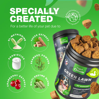 Grass Guard Chews for Dogs with Enzymes & Multivitamins