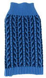 Harmonious Dual Color Weaved Heavy Cable Knitted