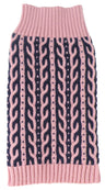 Harmonious Dual Color Weaved Heavy Cable Knitted, Style LMLU