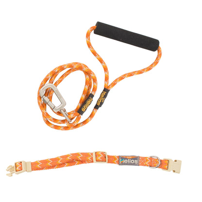 Dog Helios Dura-Tough Easy Tension 3M Reflective Pet Leash and Collar