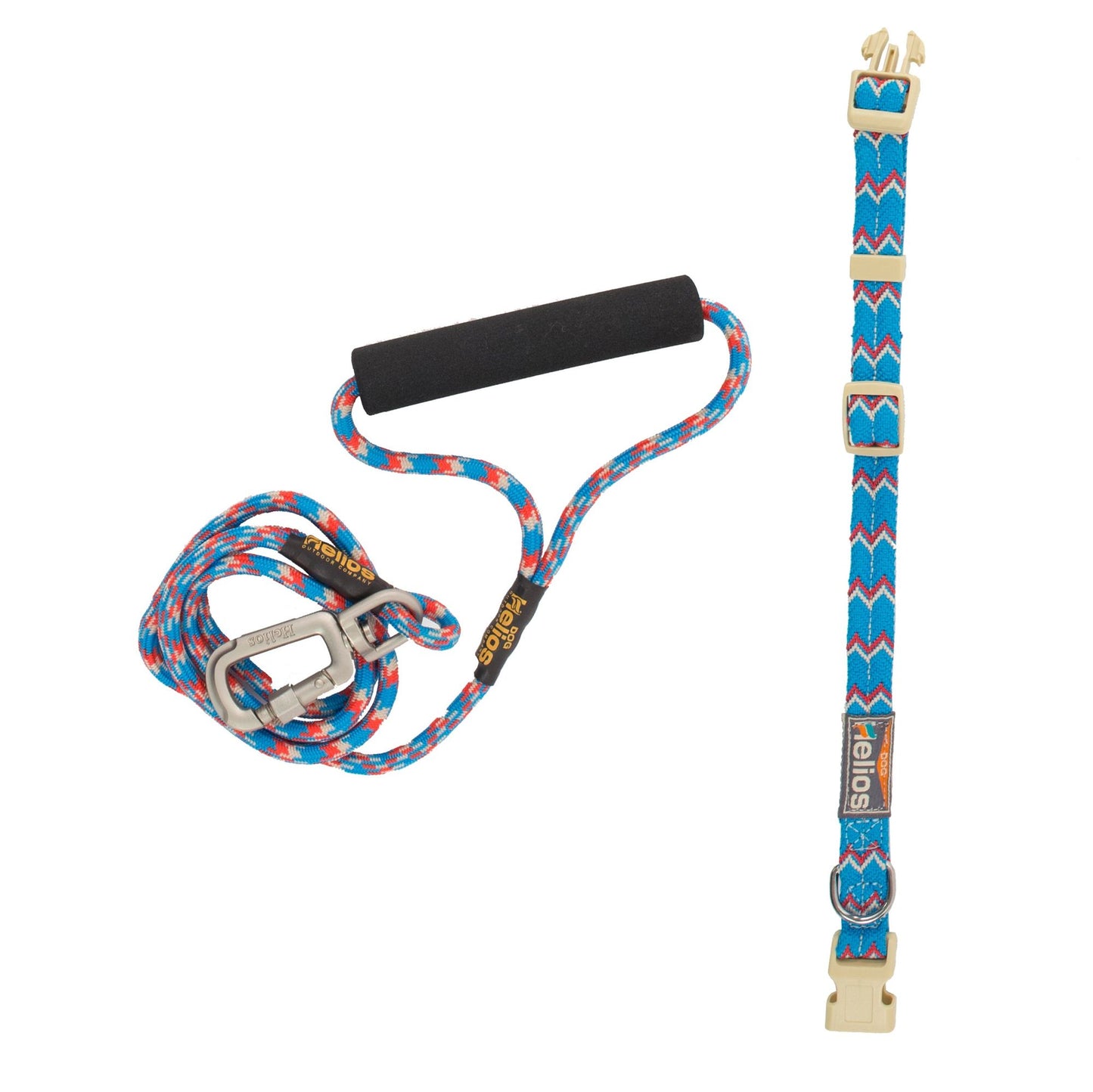Dog Helios Dura-Tough Easy Tension 3M Reflective Pet Leash and Collar