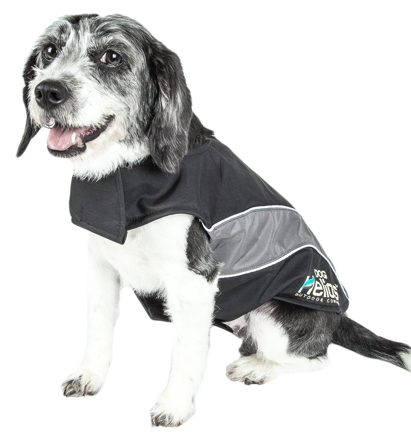 Helios Octane Softshell Neoprene Satin Reflective Dog Jacket