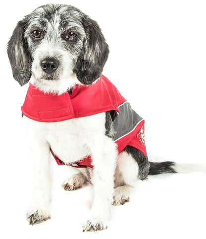 Dog Helios Octane Softshell Neoprene Satin Reflective Dog Jacket