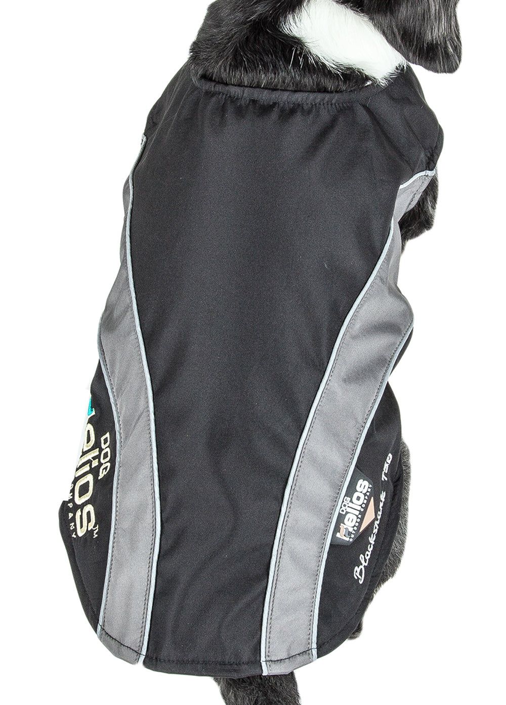 Helios Octane Softshell Neoprene Satin Reflective Dog Jacket