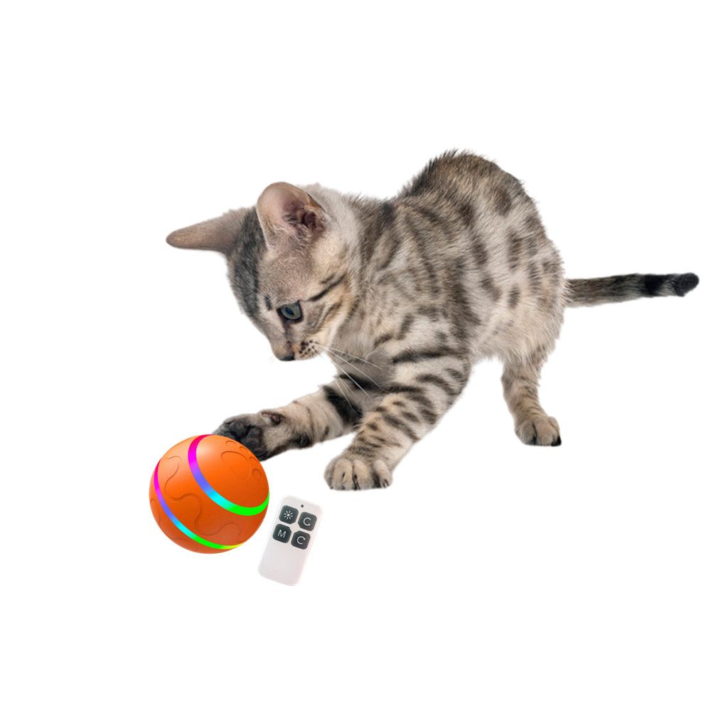 Interactive Dog Chew Toy Ball; Dog Balls Toy; USB Rechargeable