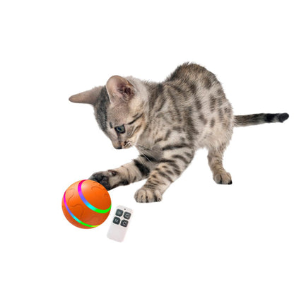 Interactive Dog Chew Toy Ball; Dog Balls Toy; USB Rechargeable