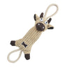 Jute and Rope Plush Cow - Pet Toy