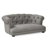 Kiki 36.5" Chesterfield Dog Sofa Bed, Medium, Uptown Gray Stain