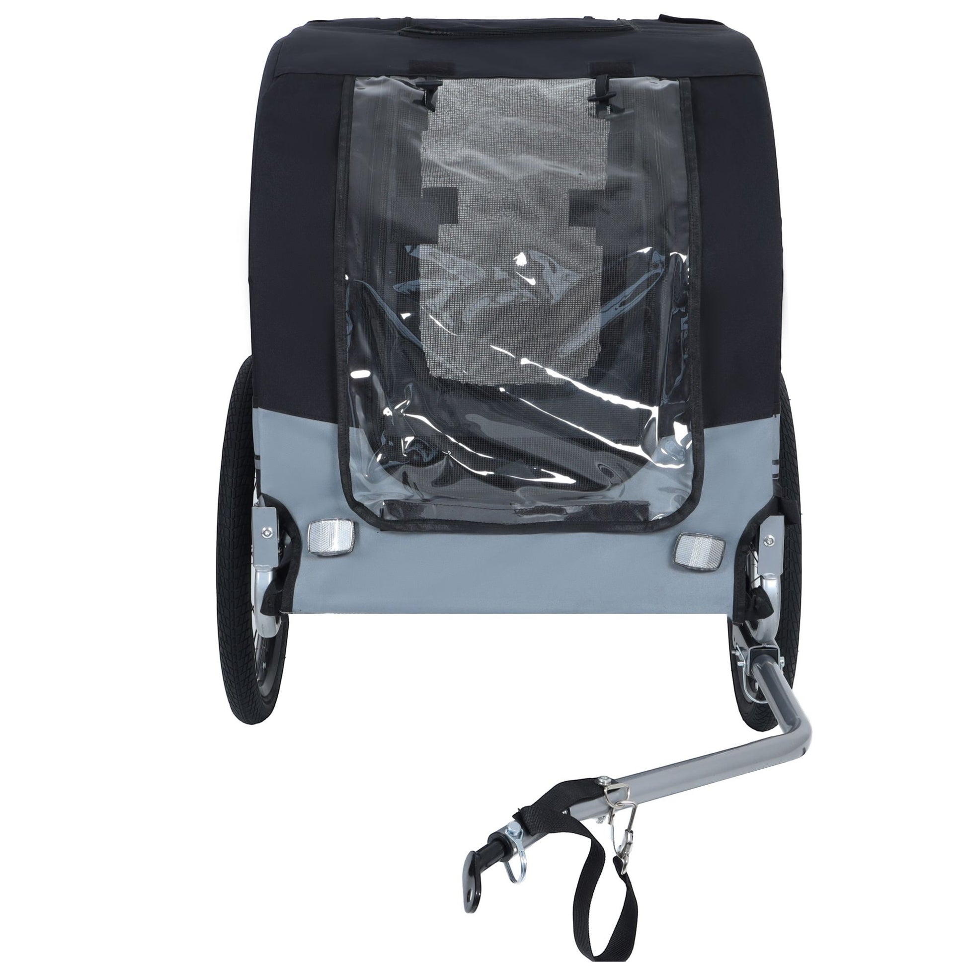Large Folding Bike Trailer for Dogs – 66LB Capacity All-Terrain