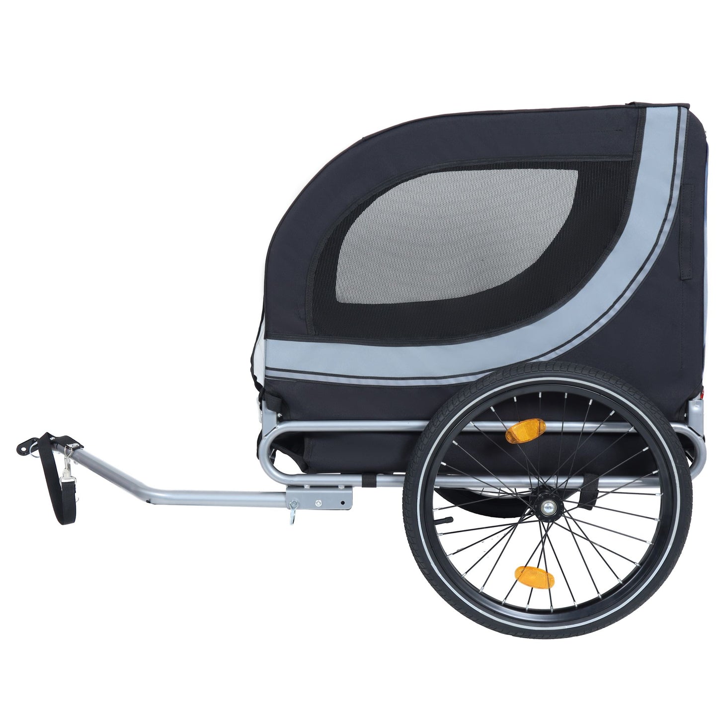 Large Folding Bike Trailer for Dogs – 66LB Capacity All-Terrain