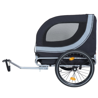 Large Folding Bike Trailer for Dogs – 66LB Capacity All-Terrain